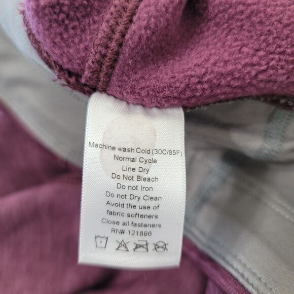 Title Nine Leggings Size Small Purple Fleece Lined Athleisure Outdoors Comfy - Picture 9 of 11